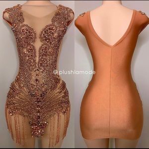 Plush La Mode Krystal Rose Dress